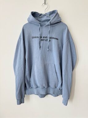 Vetements ‘Unicorns and Rainbows’ Oversized Hoodie Spring 2018 Collection - XS